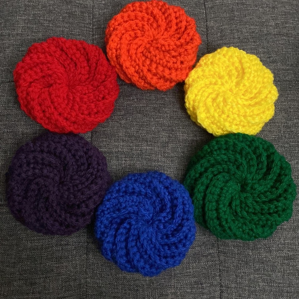 Crocheted Scrubbies -set of 6